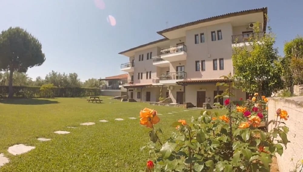 Ferienwohnung Marios Garden House Áfitos Exterior foto